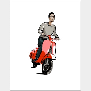 Vespa Scooter Posters and Art
